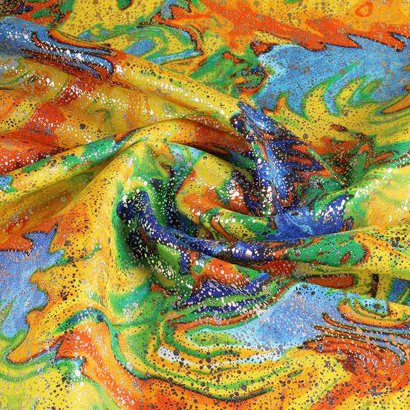 Terlenka fantasie multicolor foil