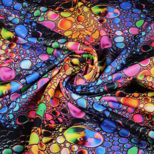Tricot stof Splash digitaal bedrukt