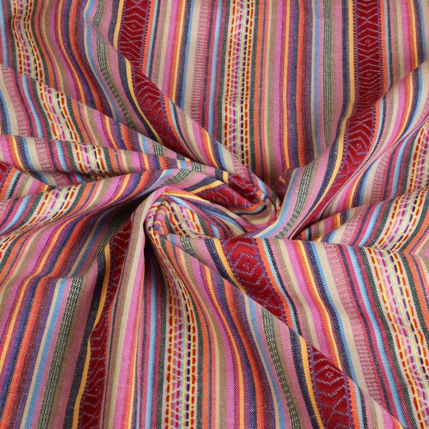 Mexico stof multicolor