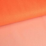 Tule zigzag glitter oranje