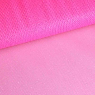 Tule zigzag glitter fluor roze