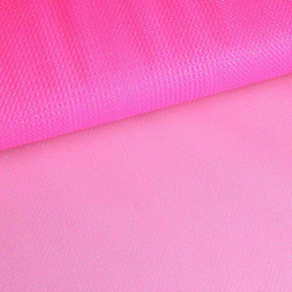 Tule zigzag glitter fluor roze
