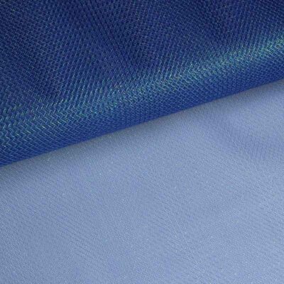 Tule zigzag glitter kobalt