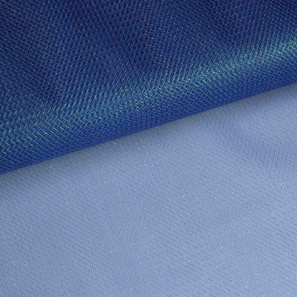 Tule zigzag glitter kobalt