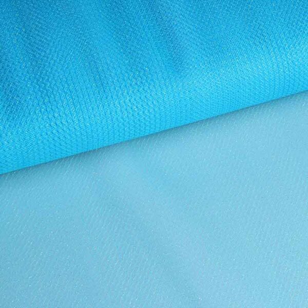 Tule zigzag glitter aqua