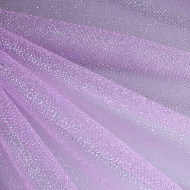 Tule zigzag glitter lila
