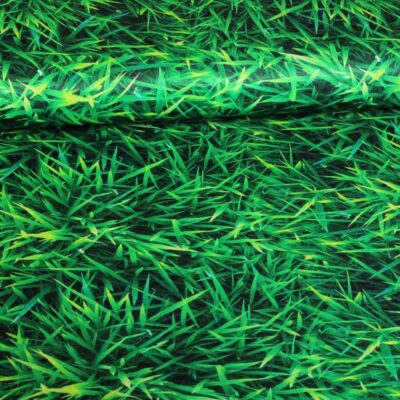 Tricot stof gras digitaal bedrukt