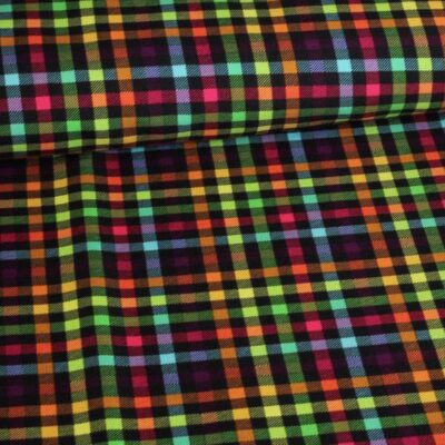 Terlenka stof ruit multicolor digitaal bedrukt