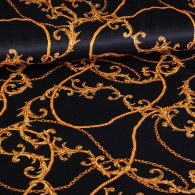 Tricot stof digitaal bedrukt ketting/chaine