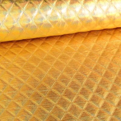 Metallic stof ruit goud