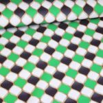 Terlenka Fantasie stof retro groen