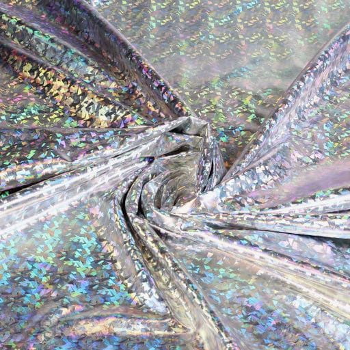 Jersey hologram zilver