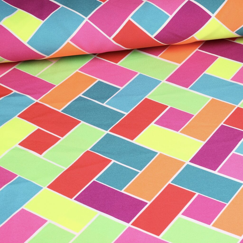 Terlenka stof ruit multicolor