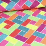 Terlenka stof ruit multicolor