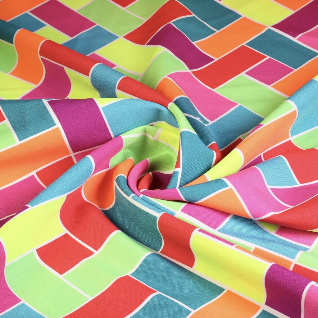 Terlenka stof ruit multicolor