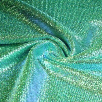 Glitter jersey groen
