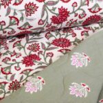 Gewatteerde hydrofiel paisley
