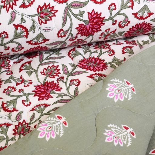 Gewatteerde hydrofiel paisley