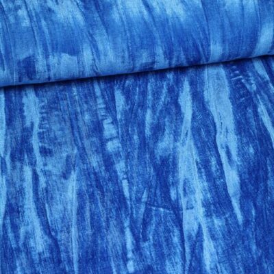 Glans stretch velvet lichtblauw