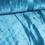 Glans stretch velvet aqua