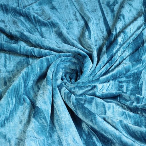Glans stretch velvet aqua