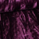 Stretch velvet stof paars