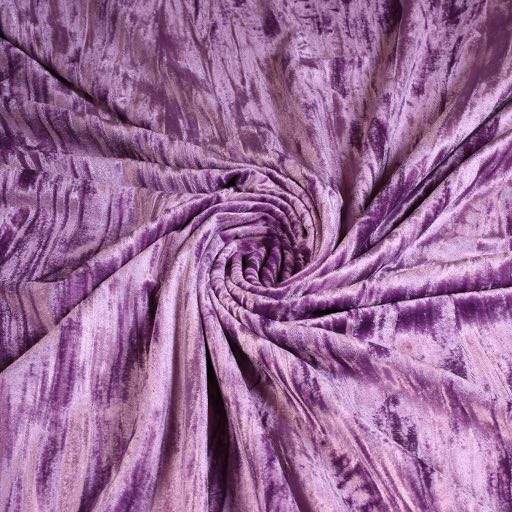 Stretch velvet stof lila