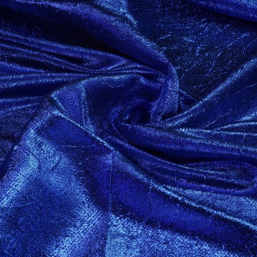 Lurex stof kobalt