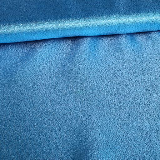 Fancy Organza crepe stof aqua