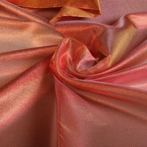 Fancy Organza crepe stof oranje