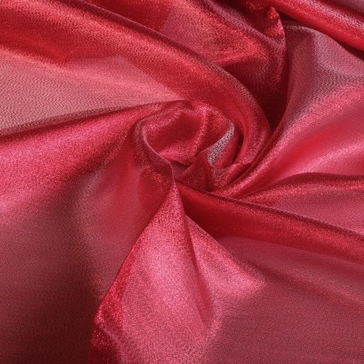Fancy Organza crepe stof rood