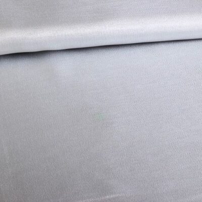 Fancy Organza crepe stof zilver