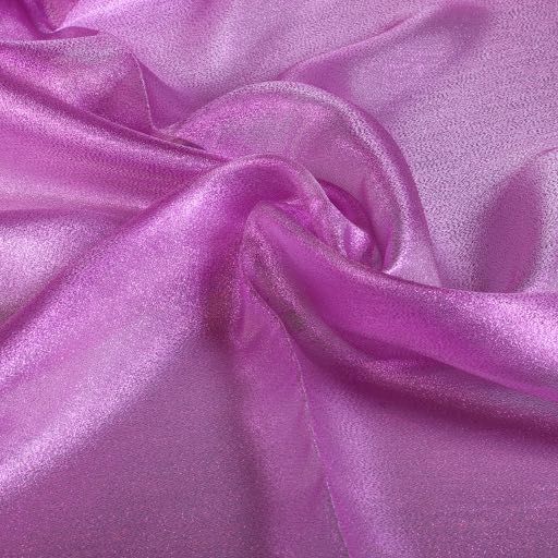 Fancy Organza crepe stof licht paars