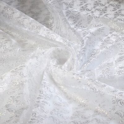 Organza stof wit