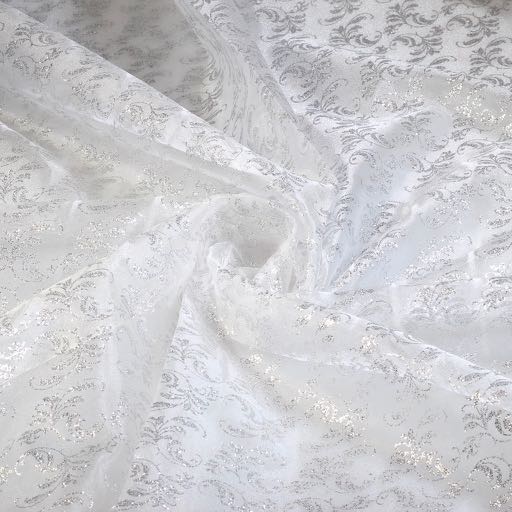 Organza stof wit