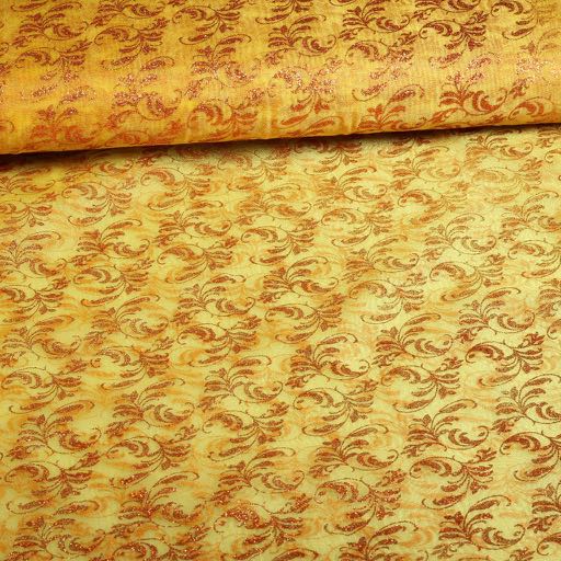Organza stof goud