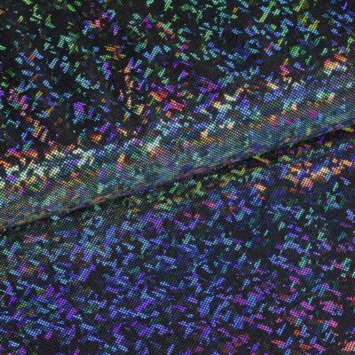 Mystique Deluxe foil hologram zwart zilver