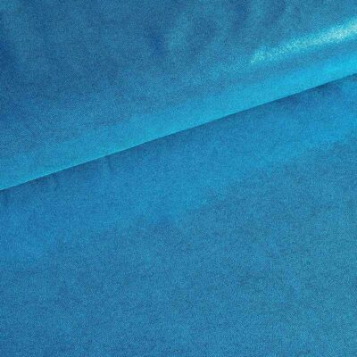 Mystique foil stof aqua