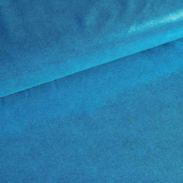 Mystique foil stof aqua