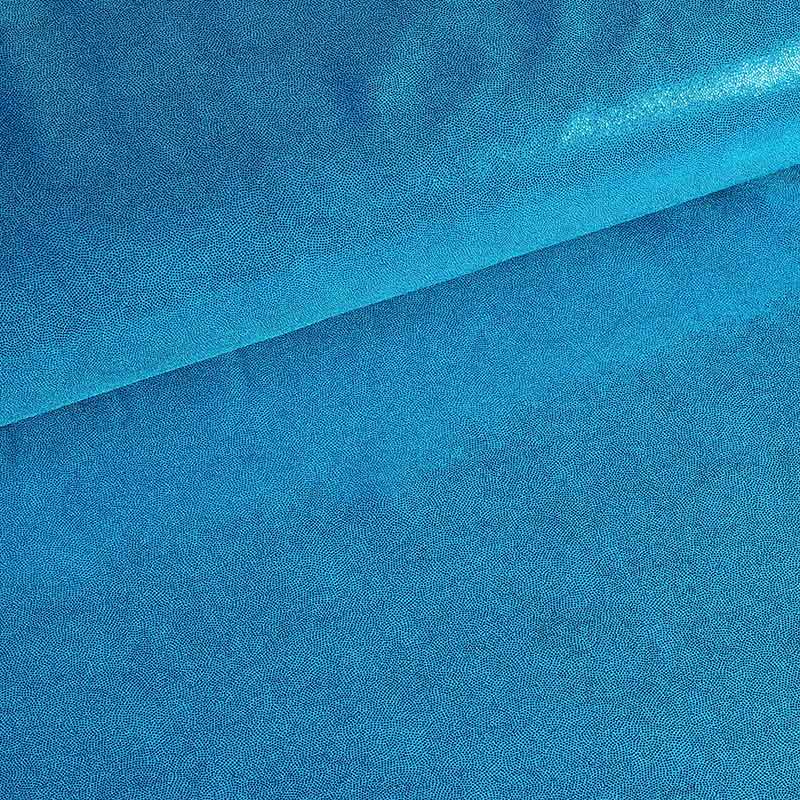Mystique foil stof aqua