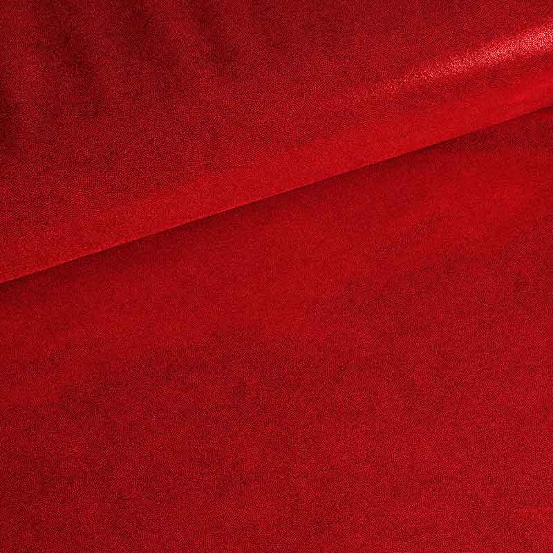 Mystique foil stof rood