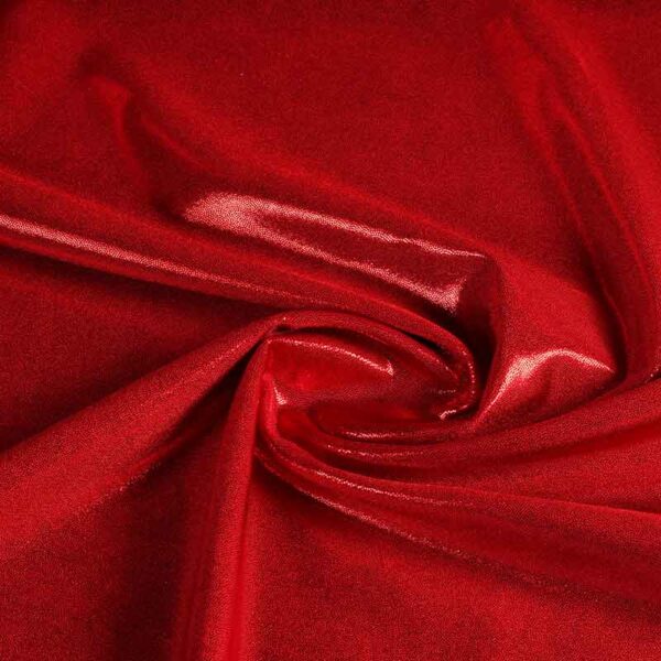 Mystique foil stof rood