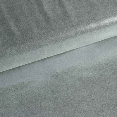 Mystique foil stof donker zilver