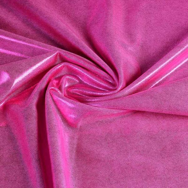Mystique foil stof roze