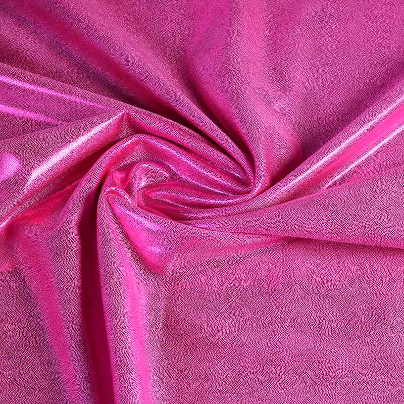 Mystique foil stof roze