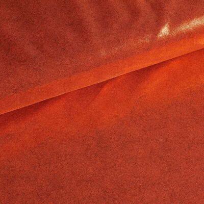 Mystique foil stof oranje