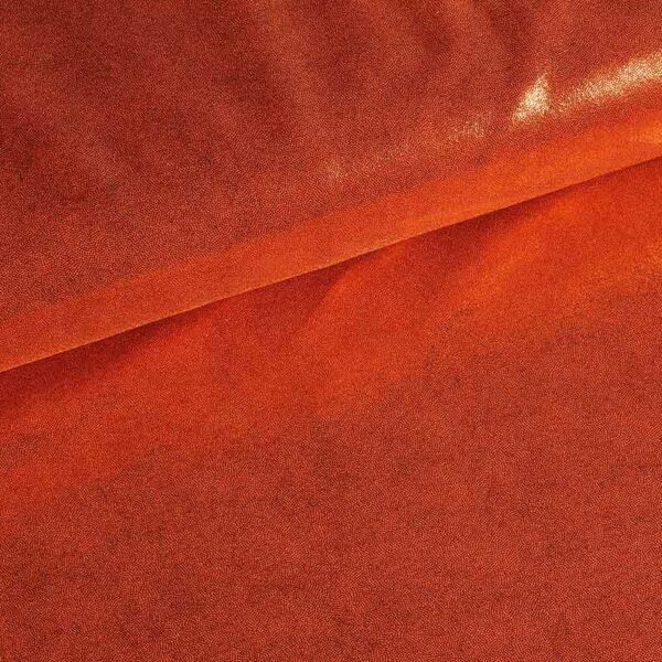 Mystique foil stof oranje