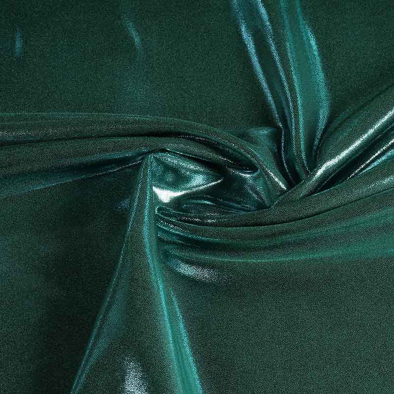 Mystique foil stof donkergroen