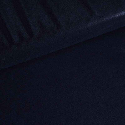 Mystique foil stof donkerblauw