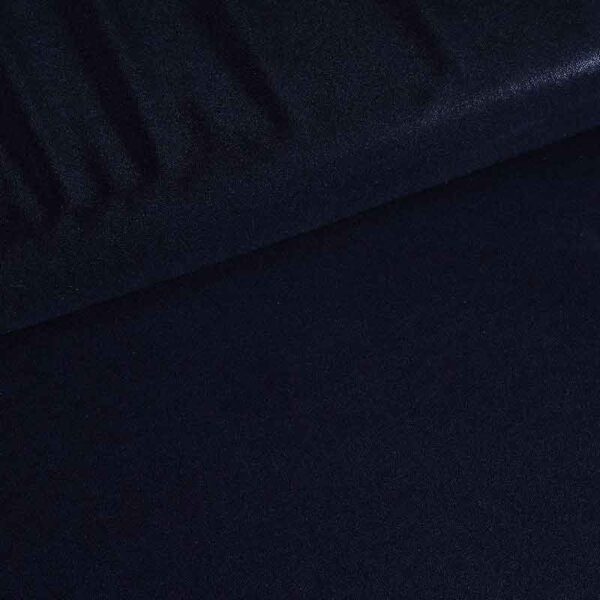 Mystique foil stof donkerblauw